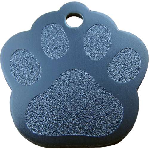 Aluminium Paw 35mm LIGHT BLUE (Pack of 10)